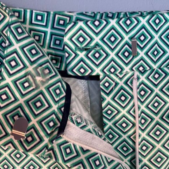 Willi Smith NWOT Walking Shorts, 4. Green, Navy and White Diamonds - Picture 6 of 14